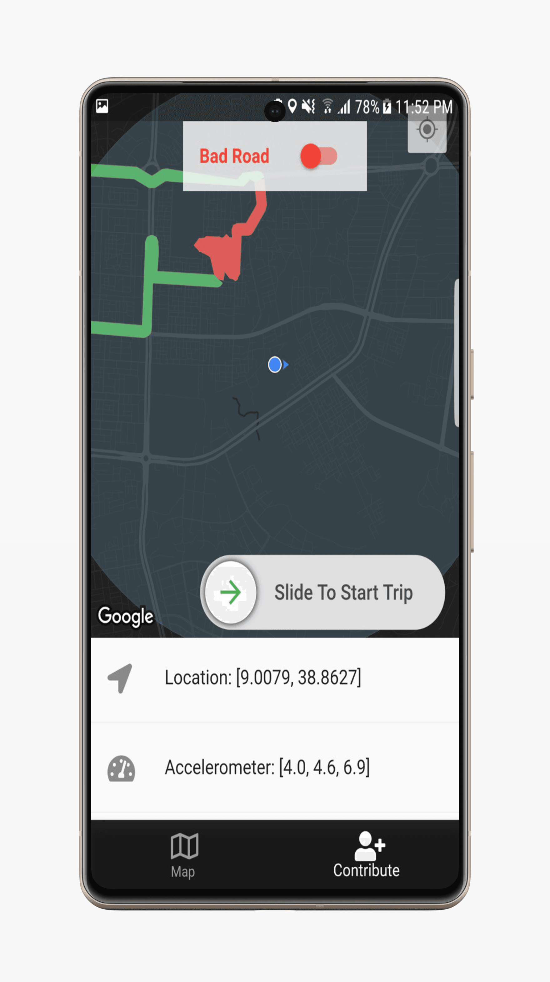Road Defect Detection (Smartphone)